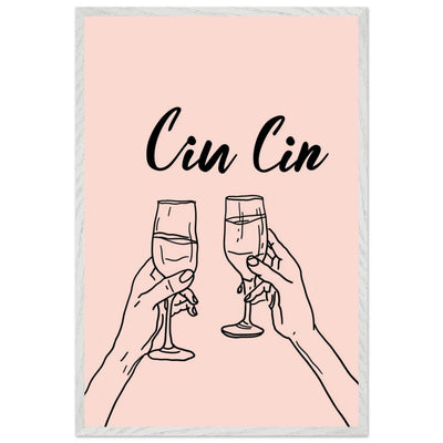 Cin Cin Toast Art Print - Vibrantwalls
