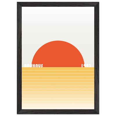 Bauhaus Sunset Abstraction - Vibrantwalls