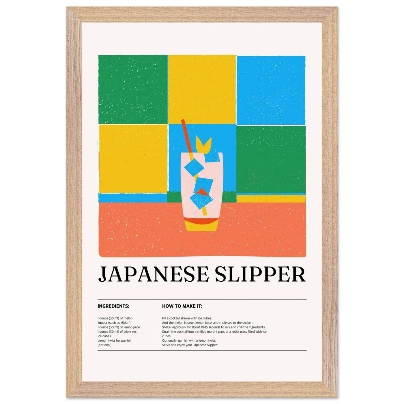 Japanese Slipper Cocktail Recipe - Vibrantwalls