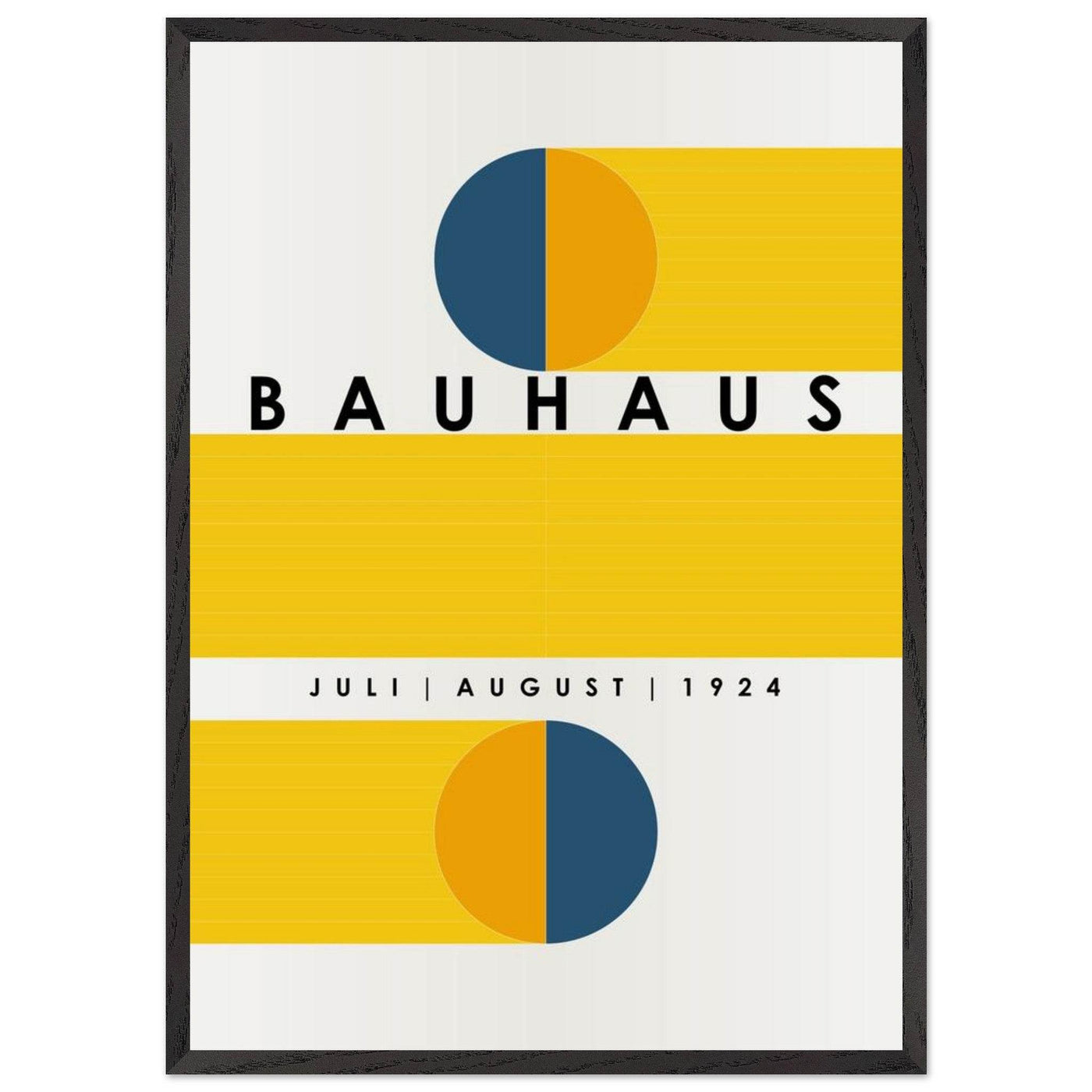 Bauhaus Blue Tunnel Geometric - Vibrantwalls