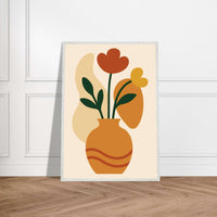 Abstract Floral Vase - Vibrantwalls