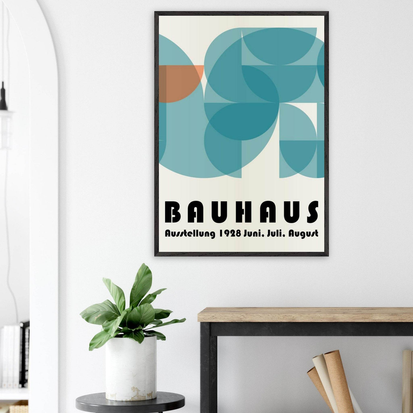 Bauhaus-Style The Blue Tunnel - Vibrantwalls