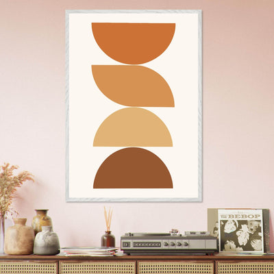 Abstract Desert Landscape Boho Sunset View - Vibrantwalls