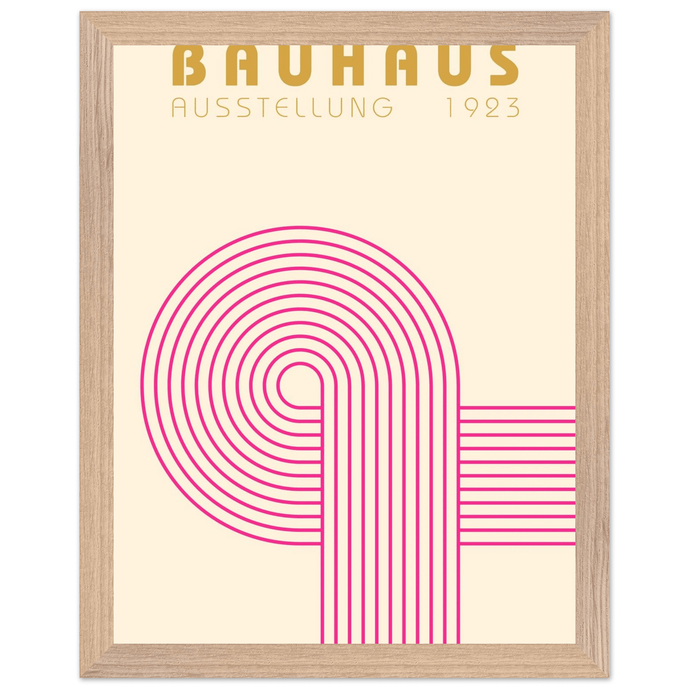 Bauhaus Pink Pop Decor for Modern Home Aesthetics - Vibrantwalls