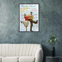 Retro Diner Dance Jive Art Print Wall Art - Vibrantwalls