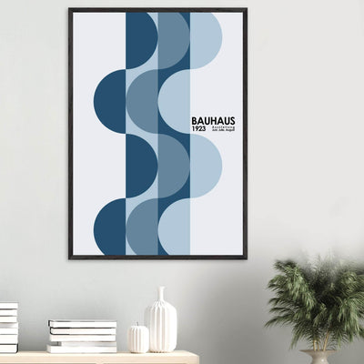 Bauhaus-Style The Blue Design - Vibrantwalls