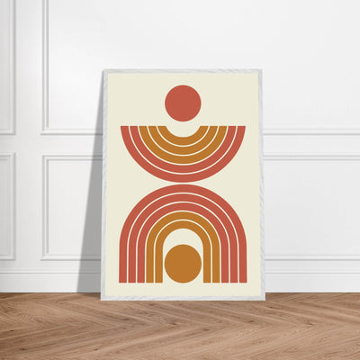Abstract Desert Landscape Textured - Vibrantwalls