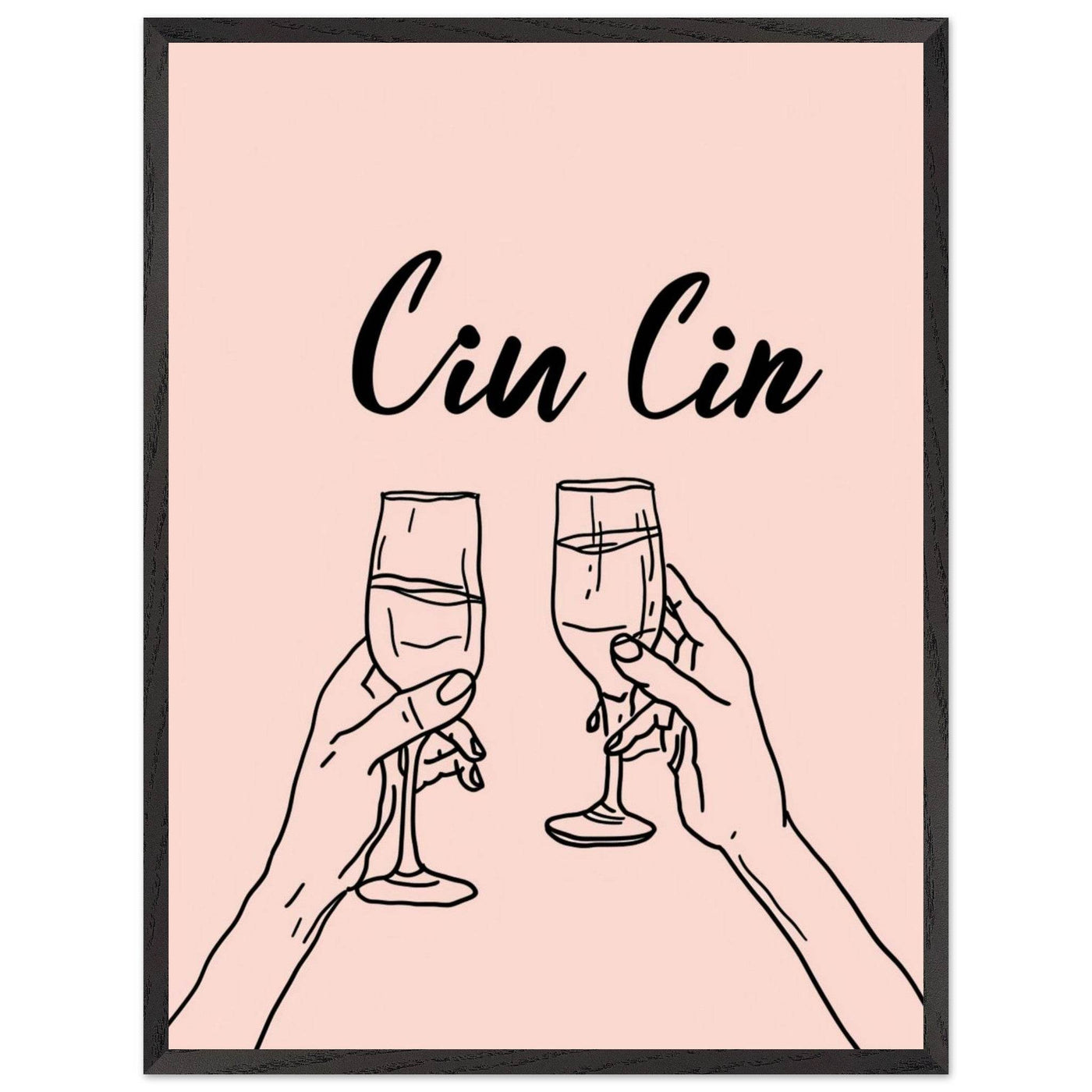 Cin Cin Toast Art Print - Vibrantwalls