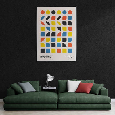 Bauhaus 1919 Geometric Abstract - Vibrantwalls