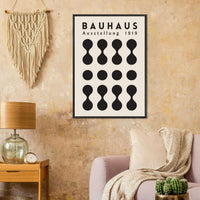 Bauhaus Ausstellung 1919 Abstract Wall Art - Vibrantwalls
