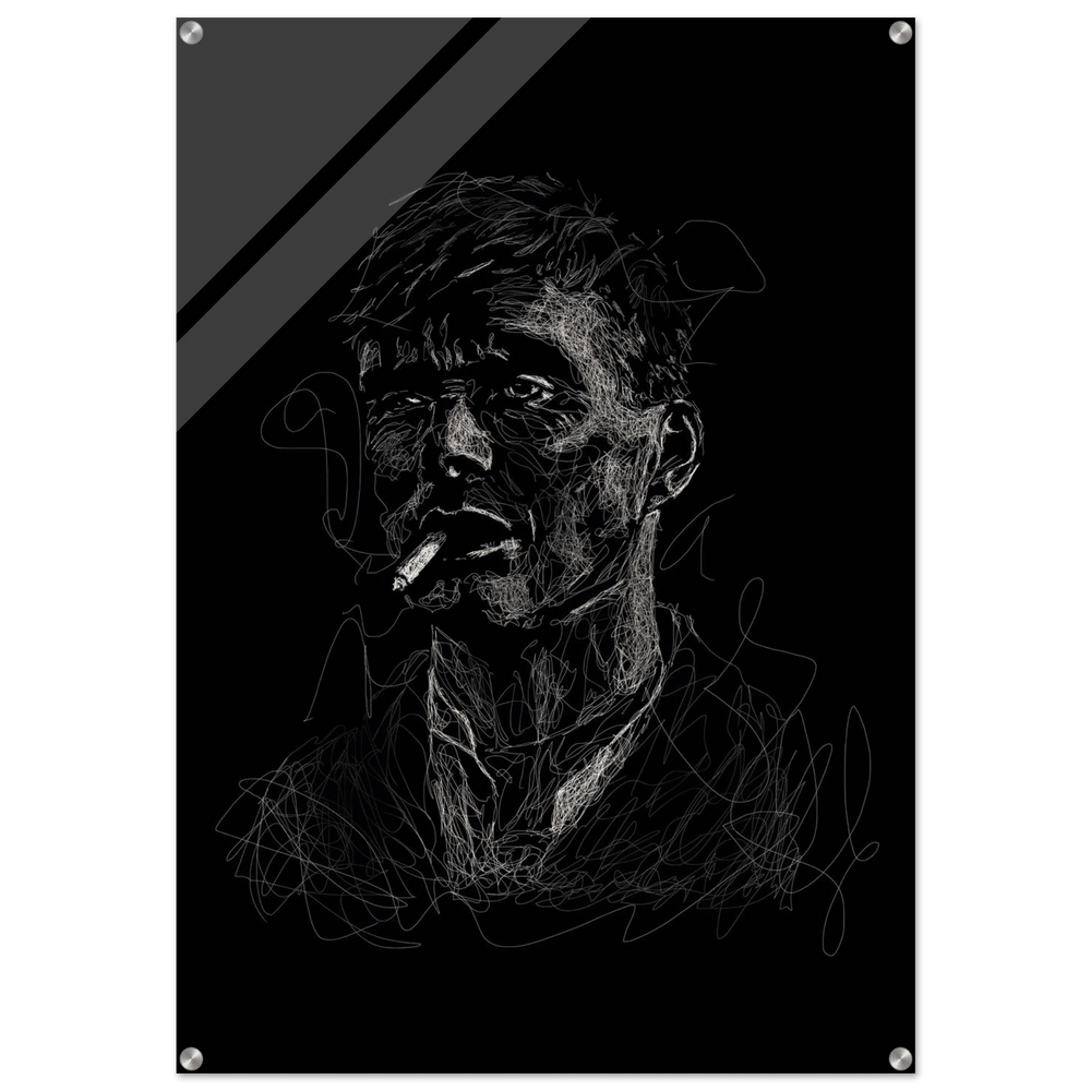 Abstract 'Notorious' Art Acrylic Print – Modern Urban Style Wall Decor, Multiple Sizes Available - Vibrantwalls