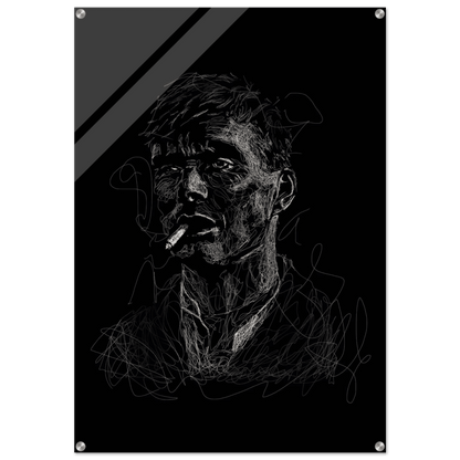 Abstract 'Notorious' Art Acrylic Print – Modern Urban Style Wall Decor, Multiple Sizes Available - Vibrantwalls