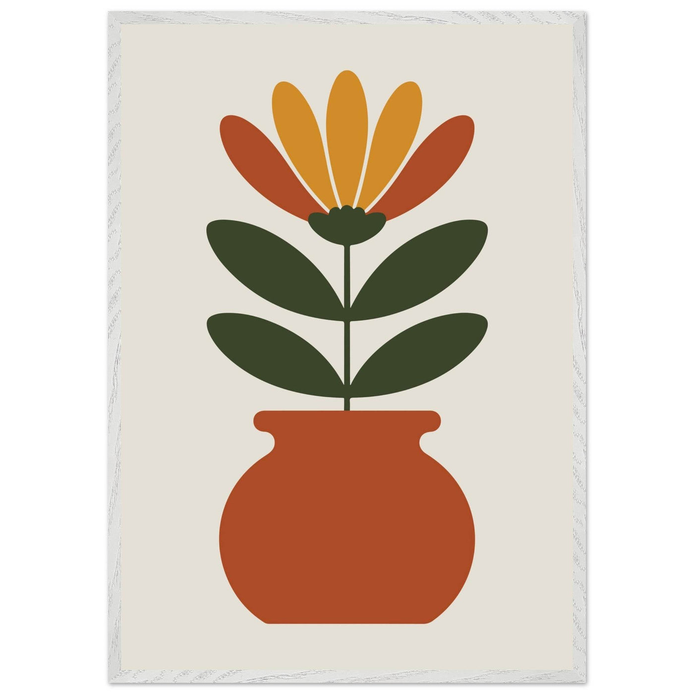 Floral Pot Art - Vibrantwalls