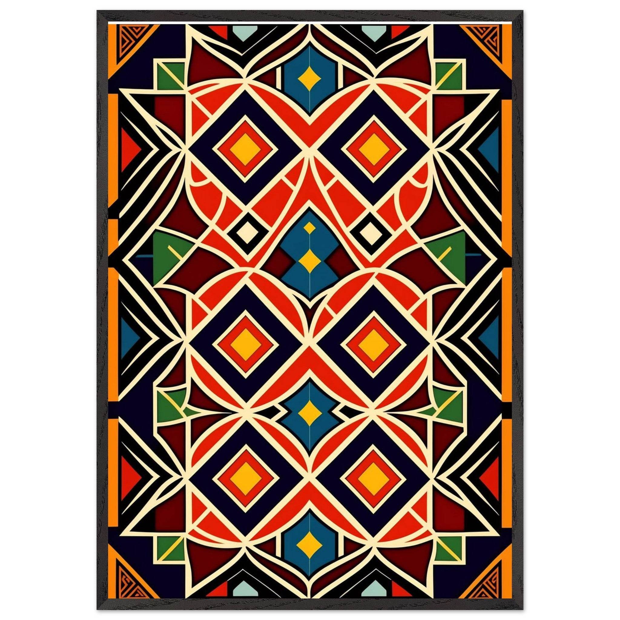 Abstract Geometric Wall Decor - Unique Boho Art for Contemporary Spaces - Vibrantwalls