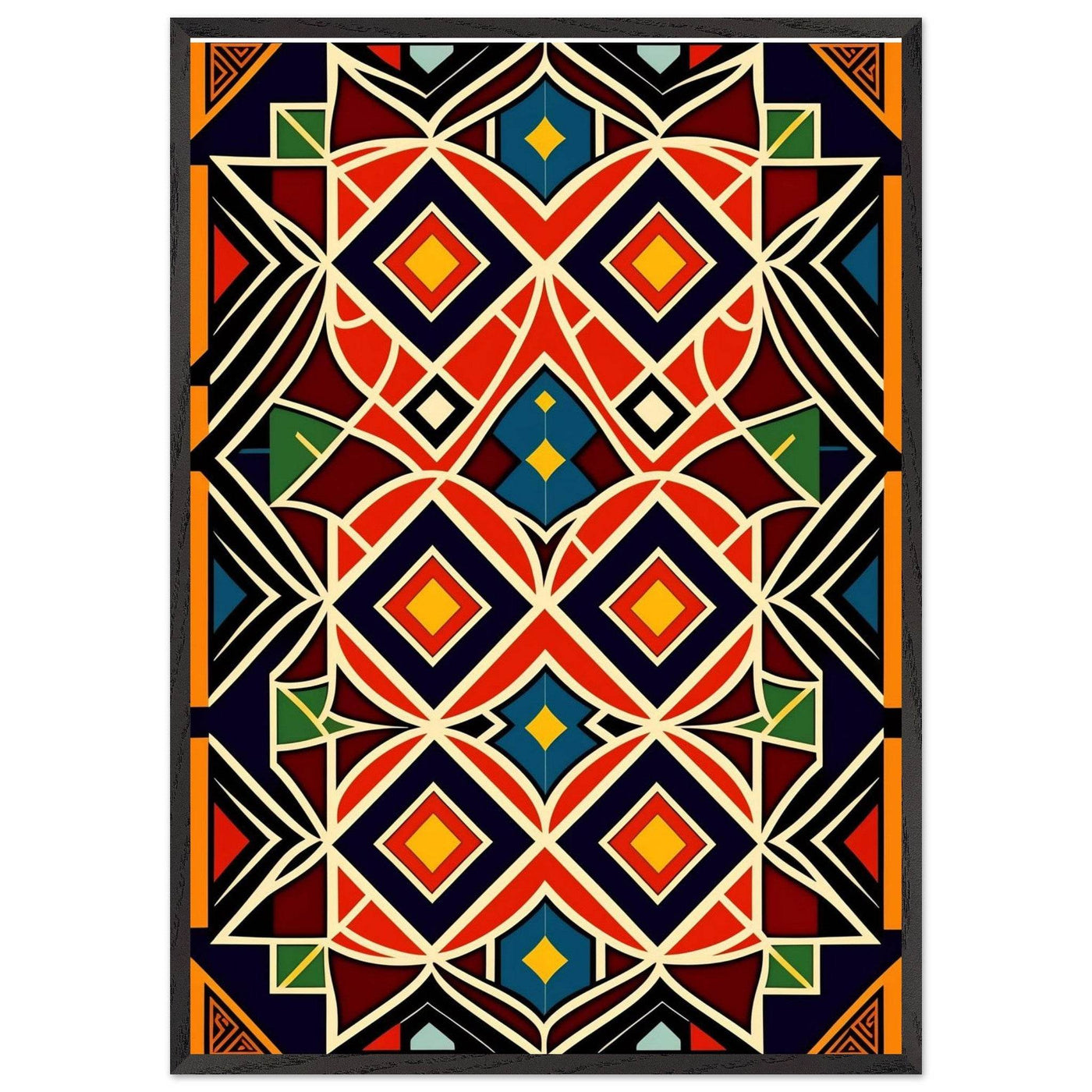 Abstract Geometric Wall Decor - Unique Boho Art for Contemporary Spaces - Vibrantwalls