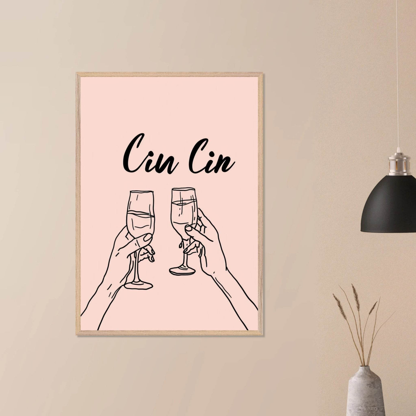 Cin Cin Toast Art Print - Vibrantwalls