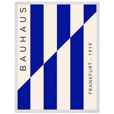Bauhaus Ausstellung 1923 Blue & Cream - Vibrantwalls