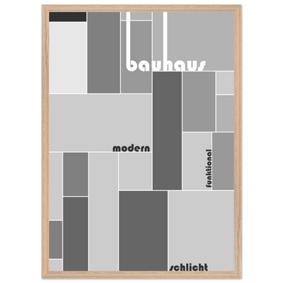 Bauhaus-Style Grid - Vibrantwalls