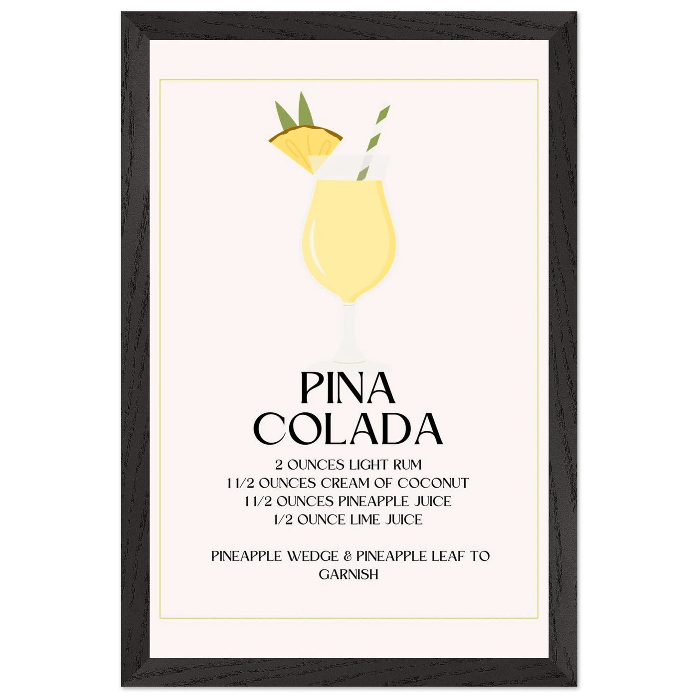 Pina Colada Cocktail Recipe - Vibrantwalls