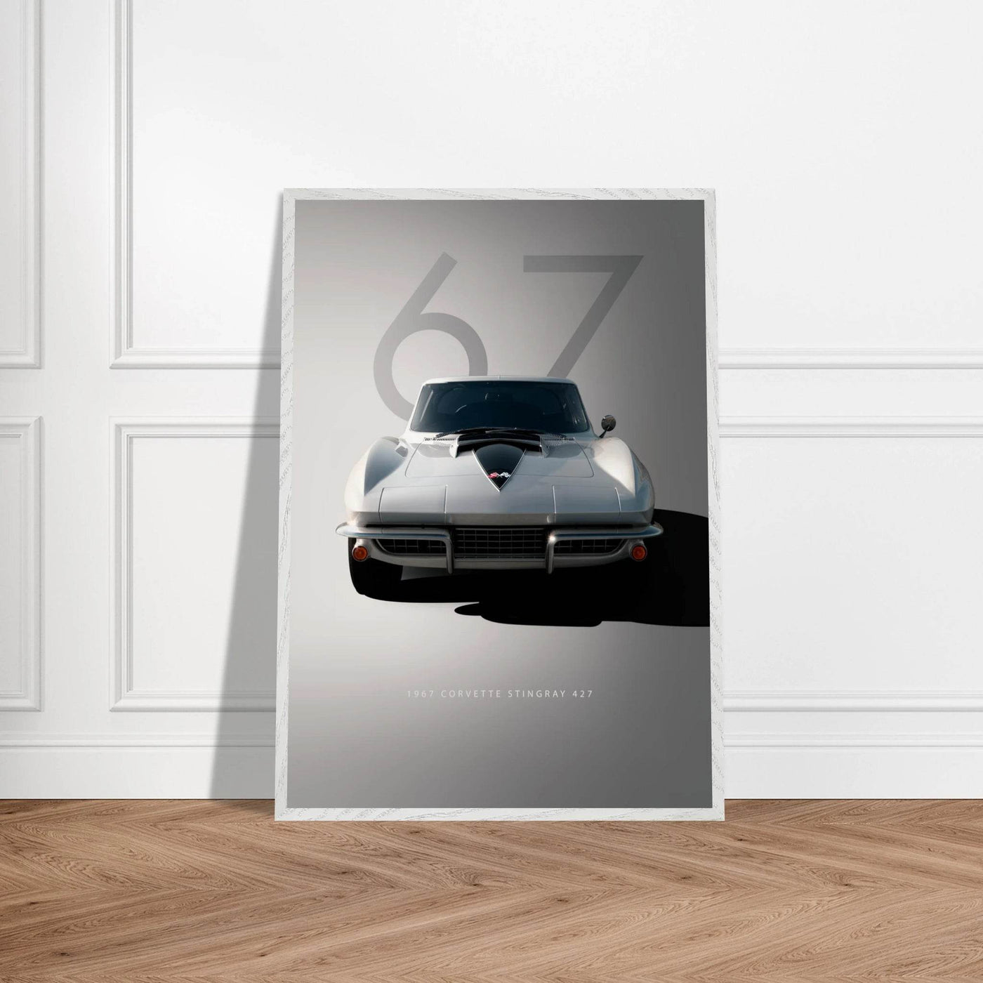 1967 Corvette Stingray 427 Framed Poster | Iconic Automotive Art, Ready-to-Hang - Vibrantwalls