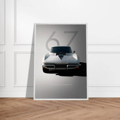 1967 Corvette Stingray 427 Framed Poster | Iconic Automotive Art, Ready-to-Hang - Vibrantwalls