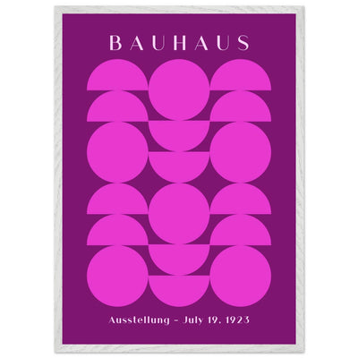 Bauhaus Pink & Purple Abstract - Vibrantwalls