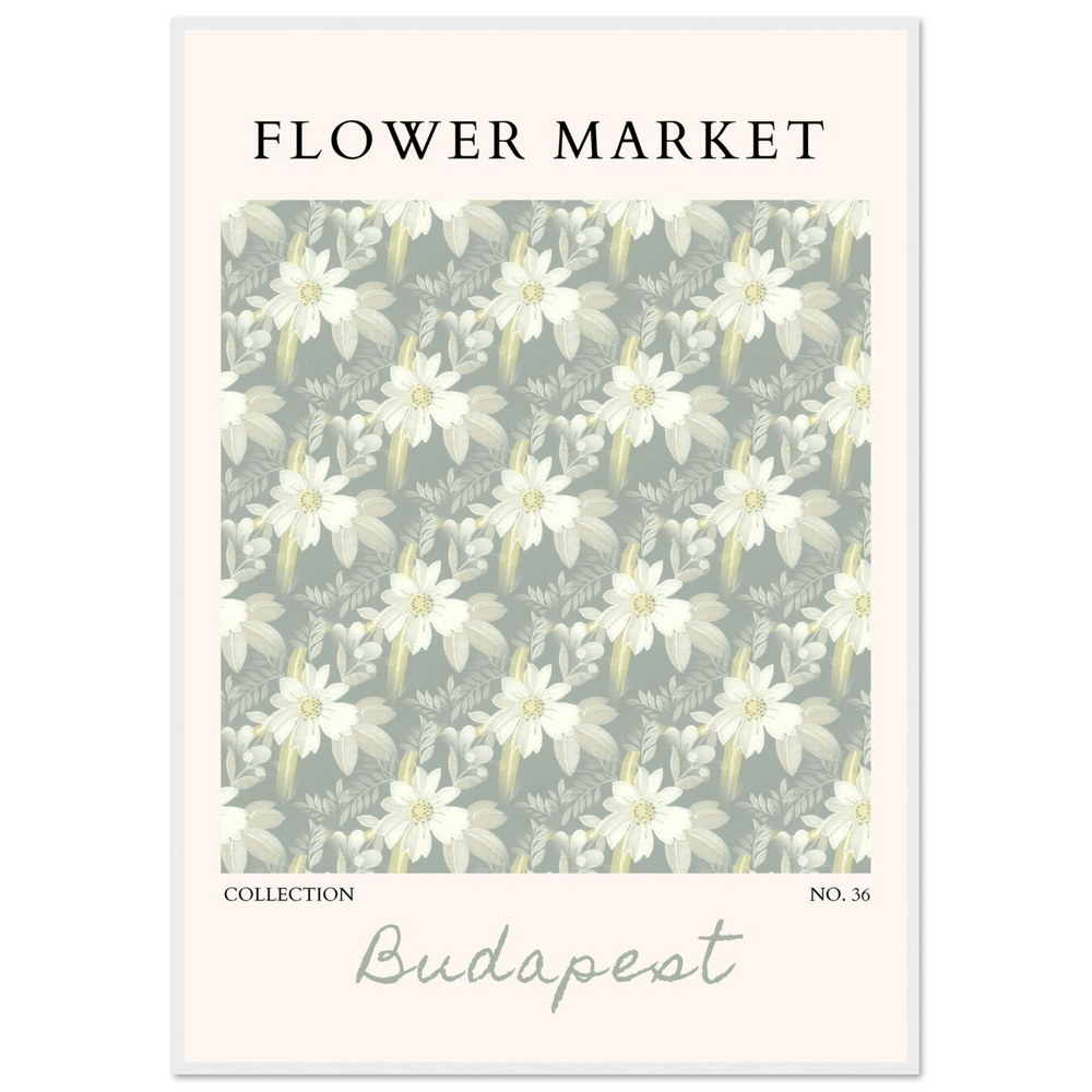 Budapest Flower Market Wall Art - Vibrantwalls