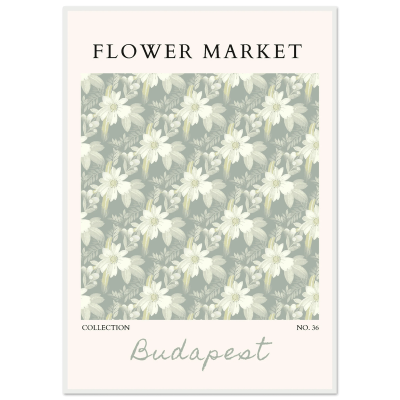 Budapest Flower Market Wall Art - Vibrantwalls