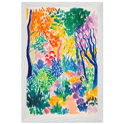 Vibrant Matisse Abstract Garden Joy - Vibrantwalls