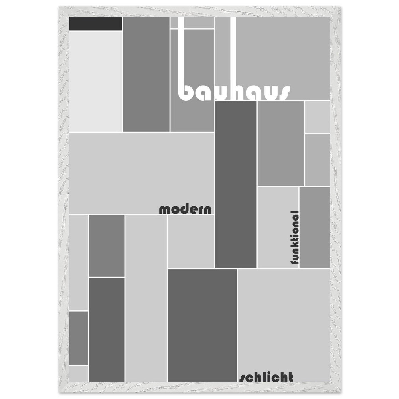 Bauhaus Style Grid - Vibrantwalls