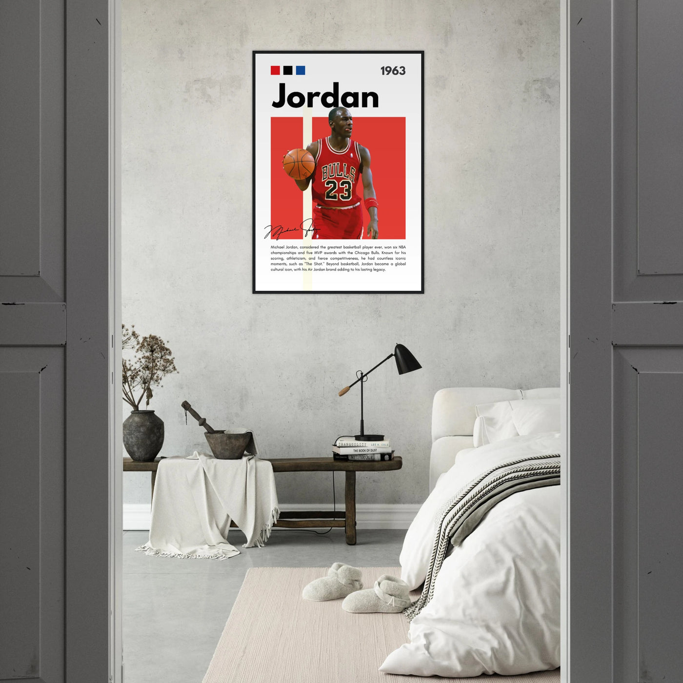 Michael Jordan Air Jordan Bulls Retro Print Vibrantwalls