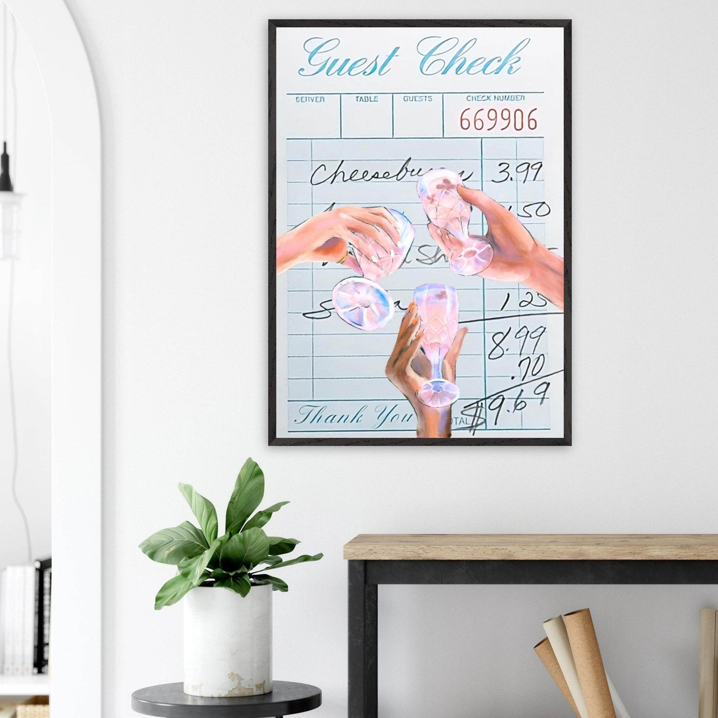 Vibrant Cocktail 'Guest Check' - Vibrantwalls