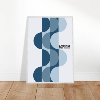 Bauhaus-Style The Blue Design - Vibrantwalls