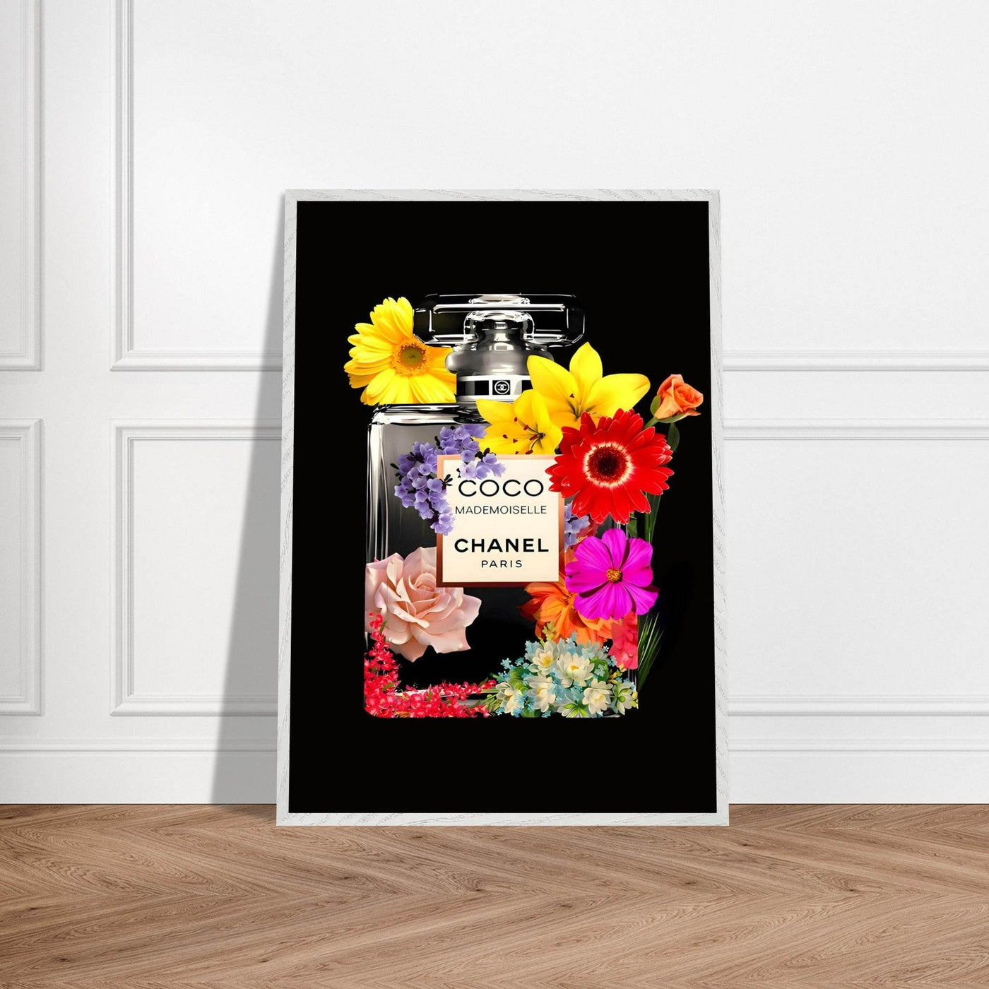 Vibrant Coco Mademoiselle Floral Art Print - Premium Framed Wall Decor in Your Choice of Size & Finish - Vibrantwalls