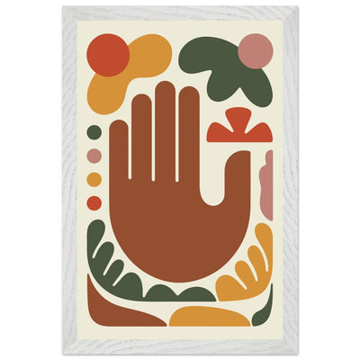 Abstract Desert Hues Hand - Vibrantwalls