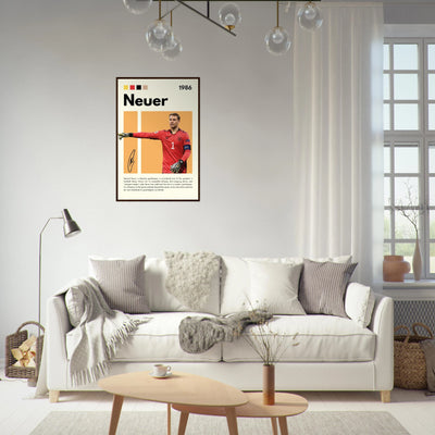 Manuel Neuer Goalkeeper Framed Football Legend Poster Vibrantwalls