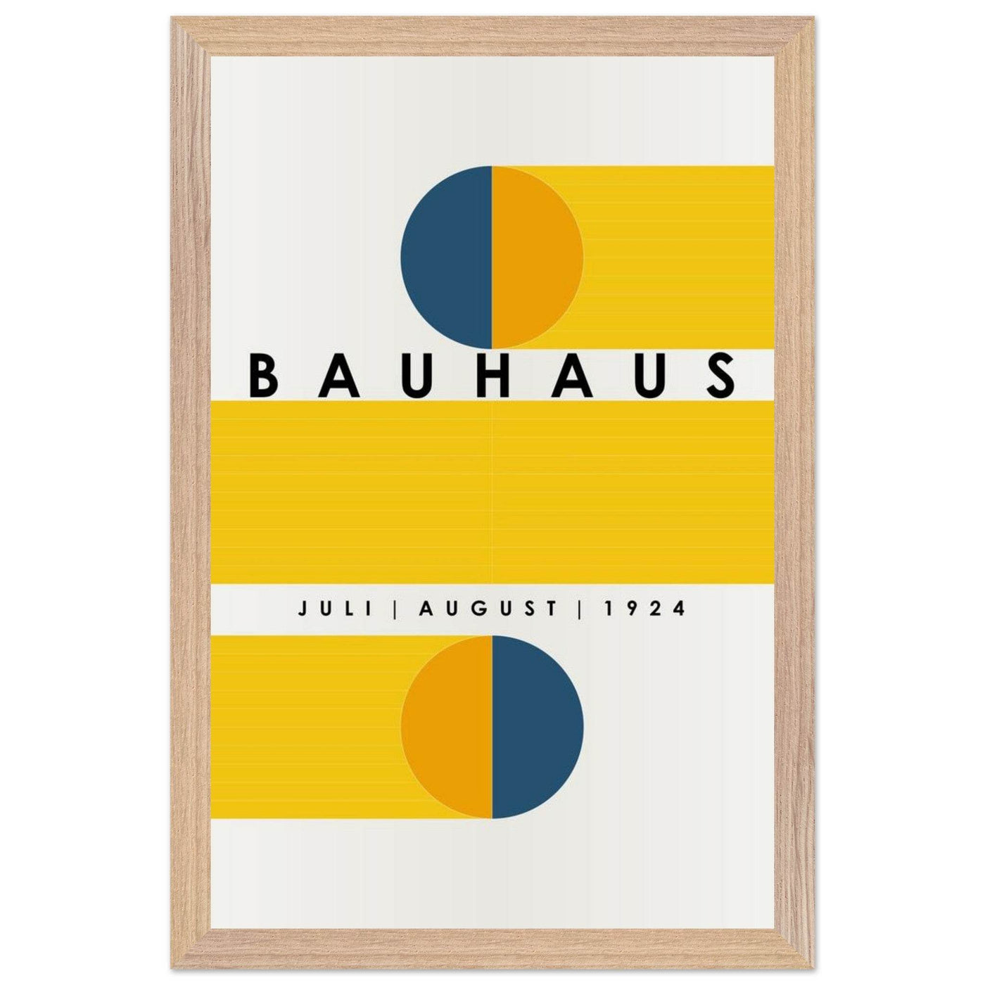 Bauhaus Blue Tunnel Geometric - Vibrantwalls