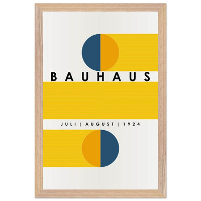 Bauhaus Blue Tunnel Geometric - Vibrantwalls