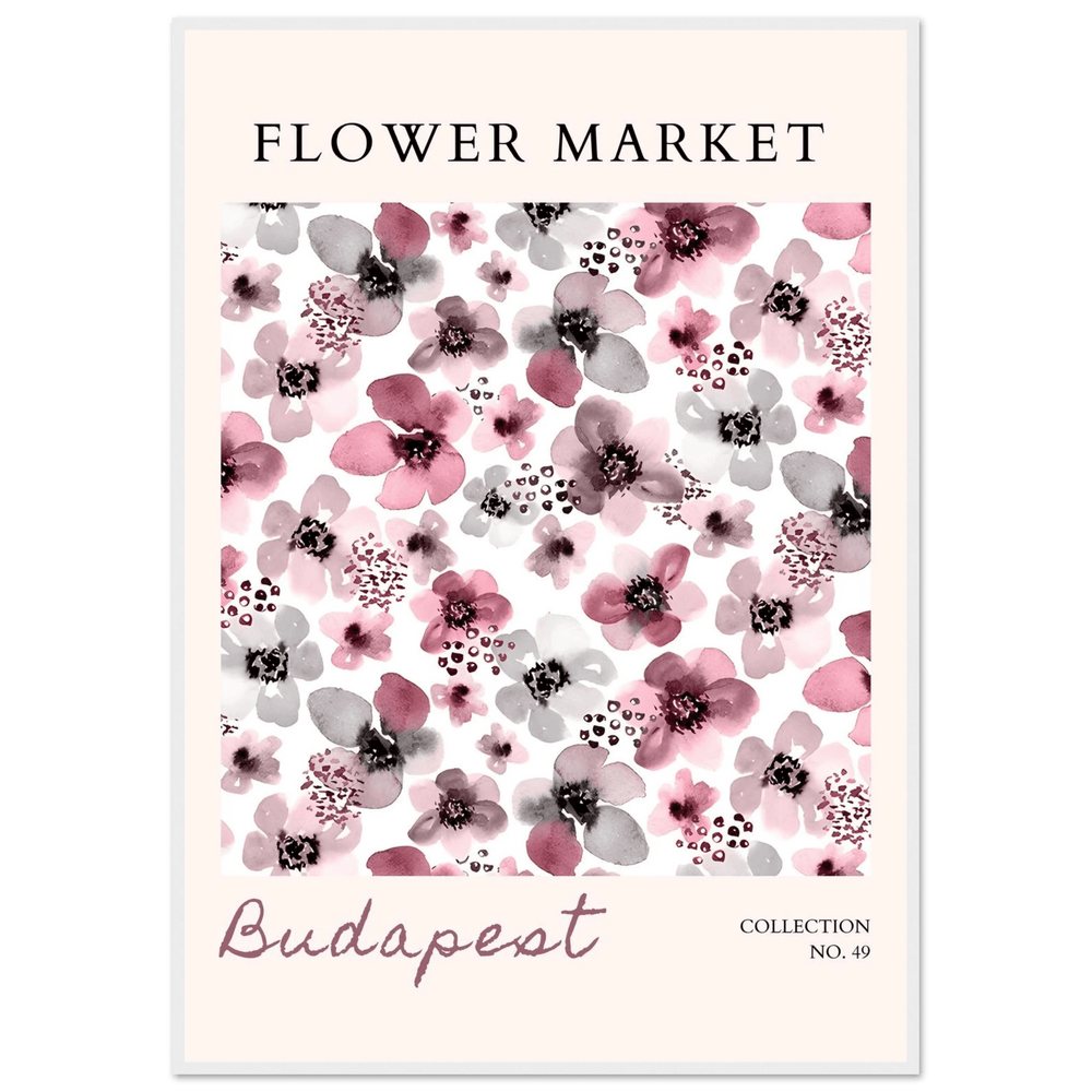 Budapest Flower Wall Art - Vibrantwalls