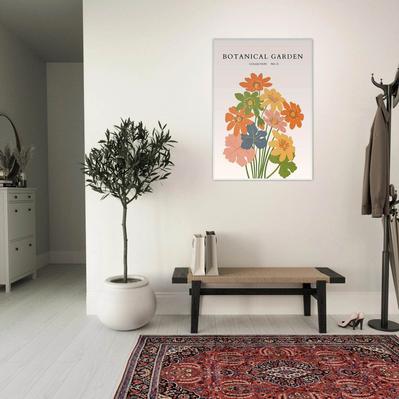 Botanical Garden Collection No. 21 Framed Poster – Vibrant Floral Art Print | Ready-to-Hang in Your Choice of Frame - Vibrantwalls