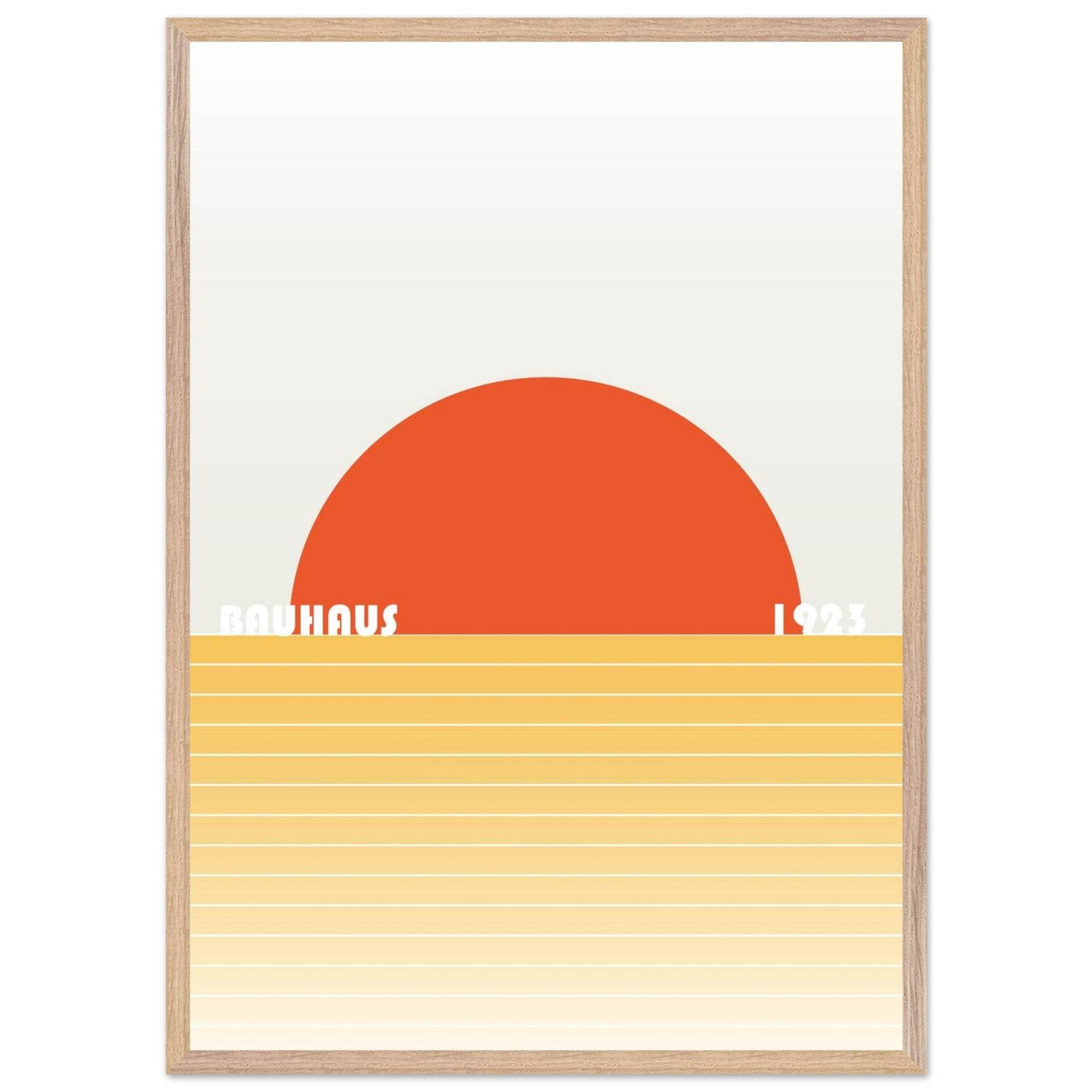 Bauhaus Sunset Abstraction - Vibrantwalls