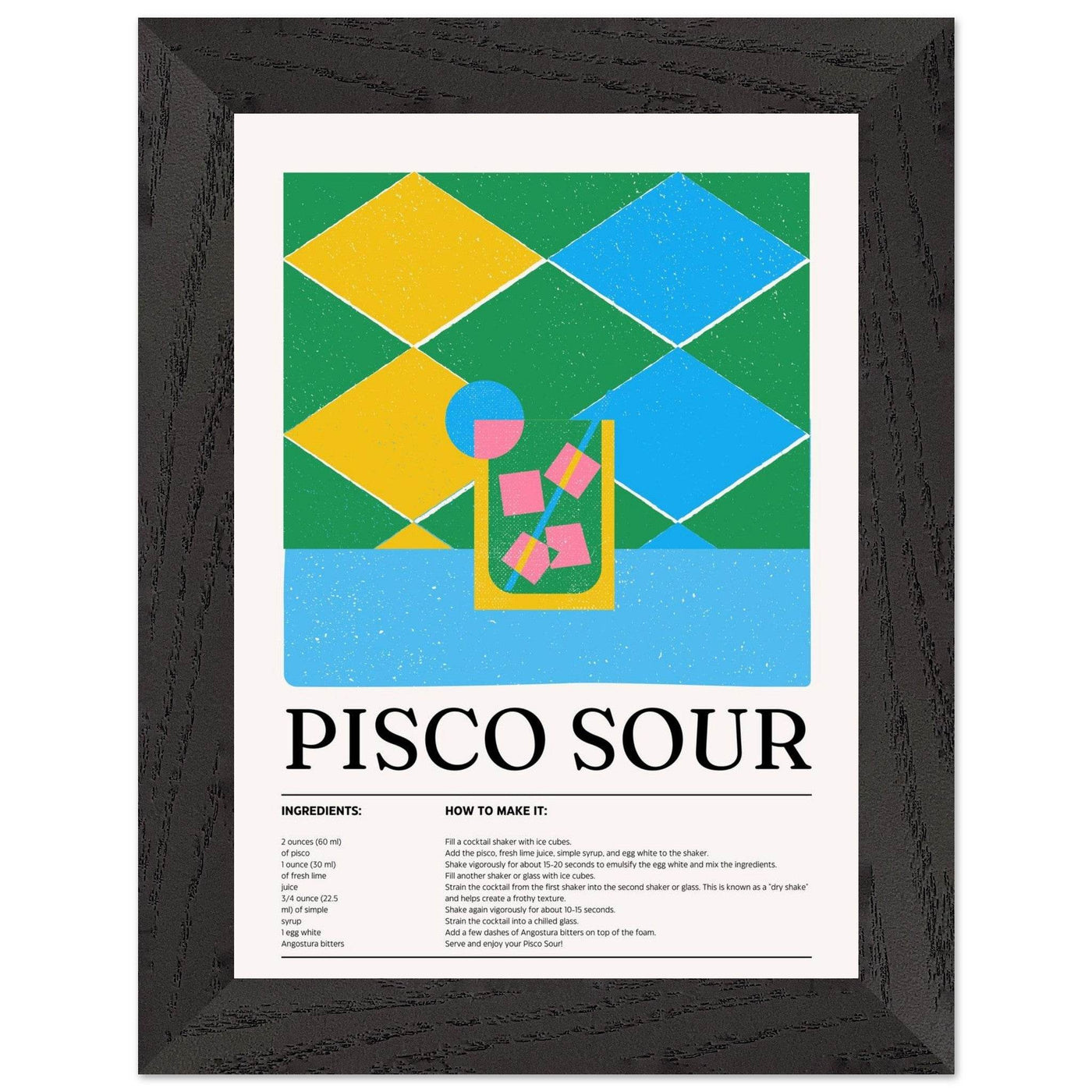 Vibrant Pisco Sour Cocktail Recipe - Vibrantwalls