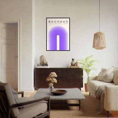 Bauhaus Ausstellung 1923 Violet - Vibrantwalls