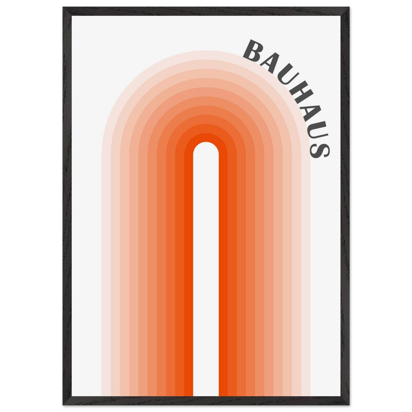 Bauhaus-Style Gradient Arch - Vibrantwalls