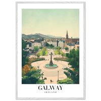 Galway Ireland Rustic Charm Vintage Travel Poster - Wall Art - Vibrantwalls