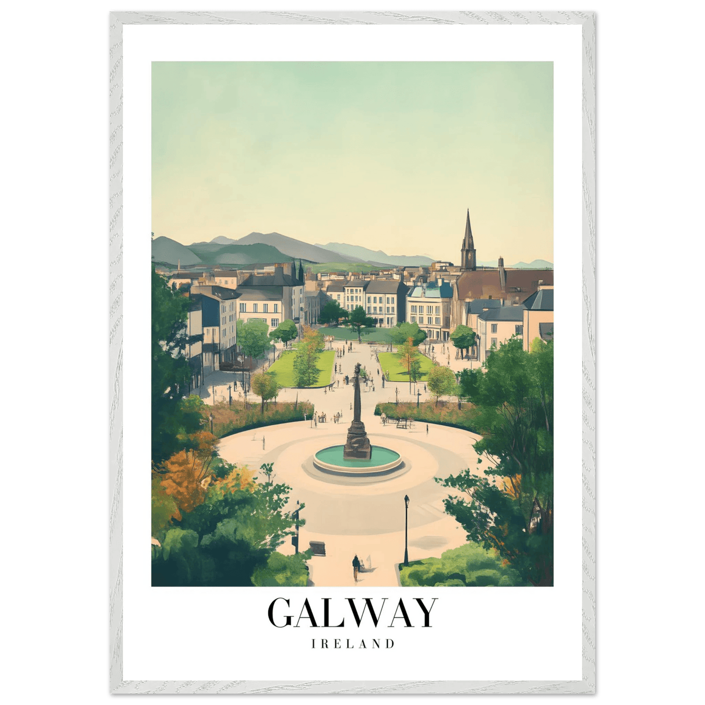 Galway Ireland Framed Poster – Vintage Travel Wall Art with Rustic Charm & Your Choice of Frame - Vibrantwalls