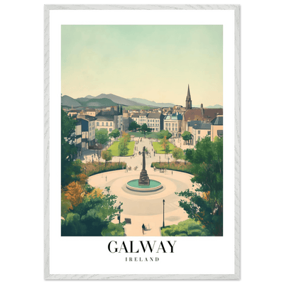 Galway Ireland Framed Poster – Vintage Travel Wall Art with Rustic Charm & Your Choice of Frame - Vibrantwalls