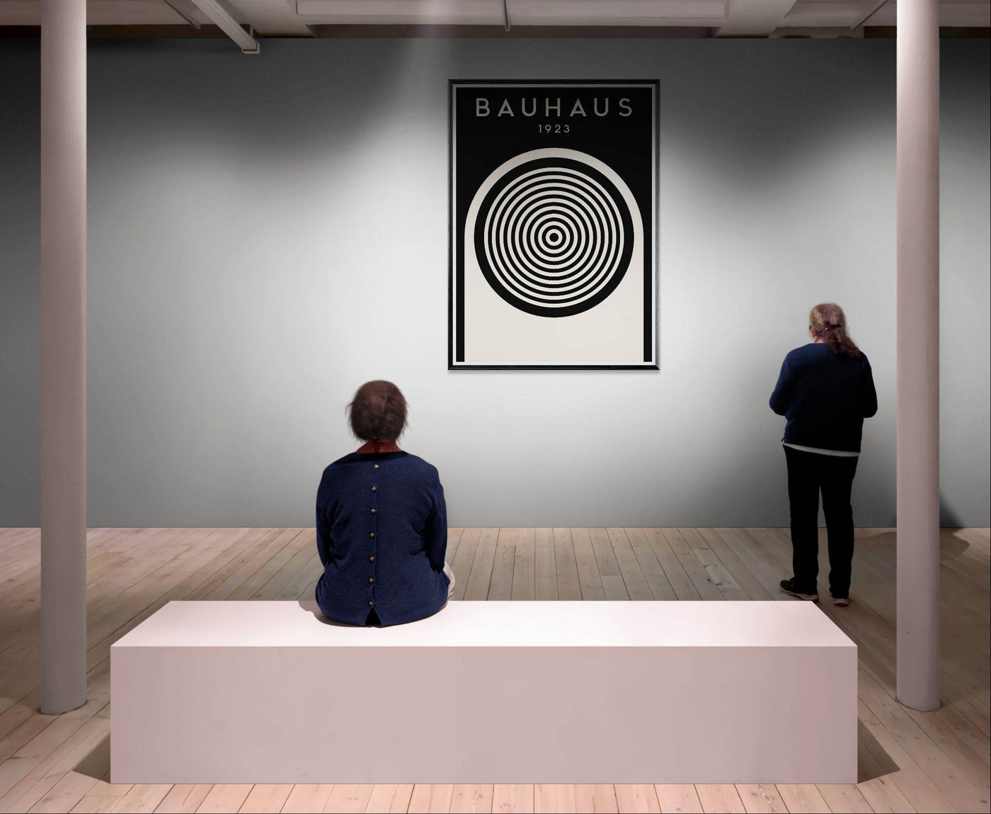 Bauhaus Black & Cream - Vibrantwalls