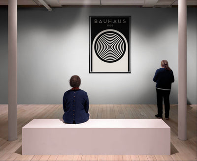 Bauhaus Black & Cream - Vibrantwalls