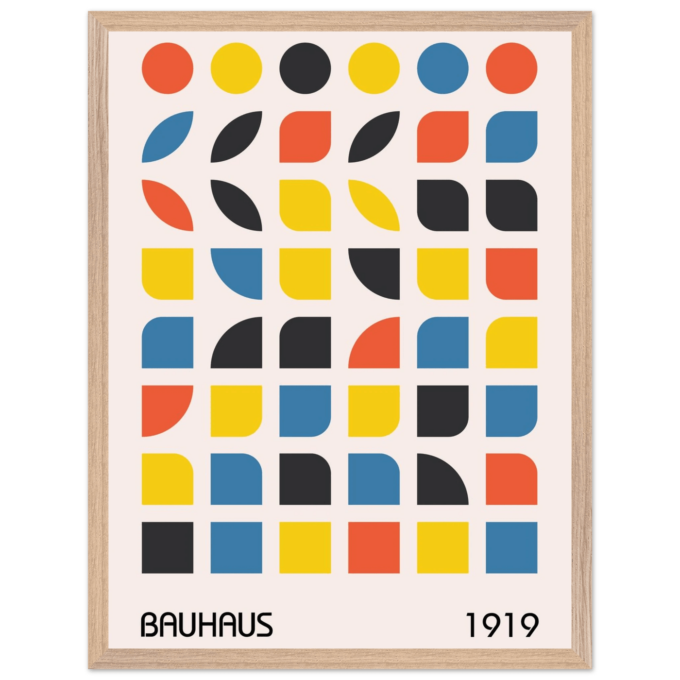 Bauhaus 1919 Geometric Abstract - Vibrantwalls